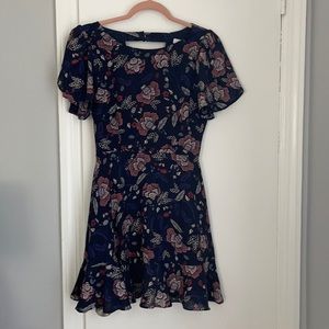 BB Dakota dress with open back, size 2